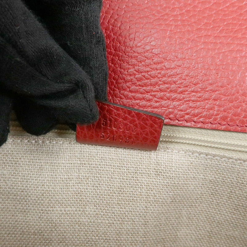 Gucci Interlocking Leather Red Bag