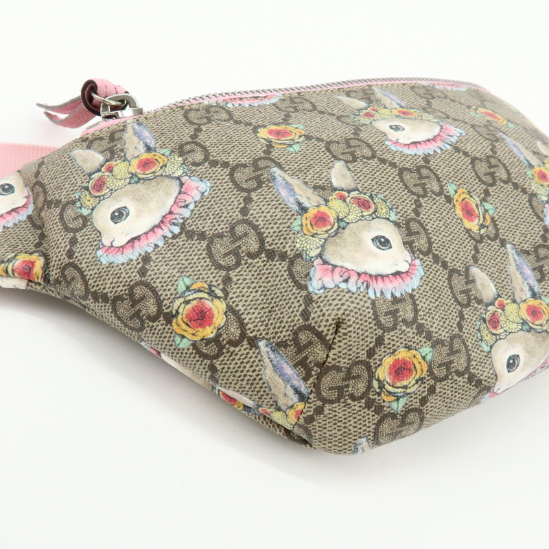 Gucci Childrens Belt Printed Gg Coated Canvas Beige Bag