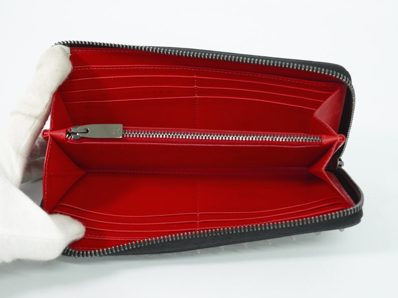 Christian Louboutin Panettone Spiked Leather Black Accessory