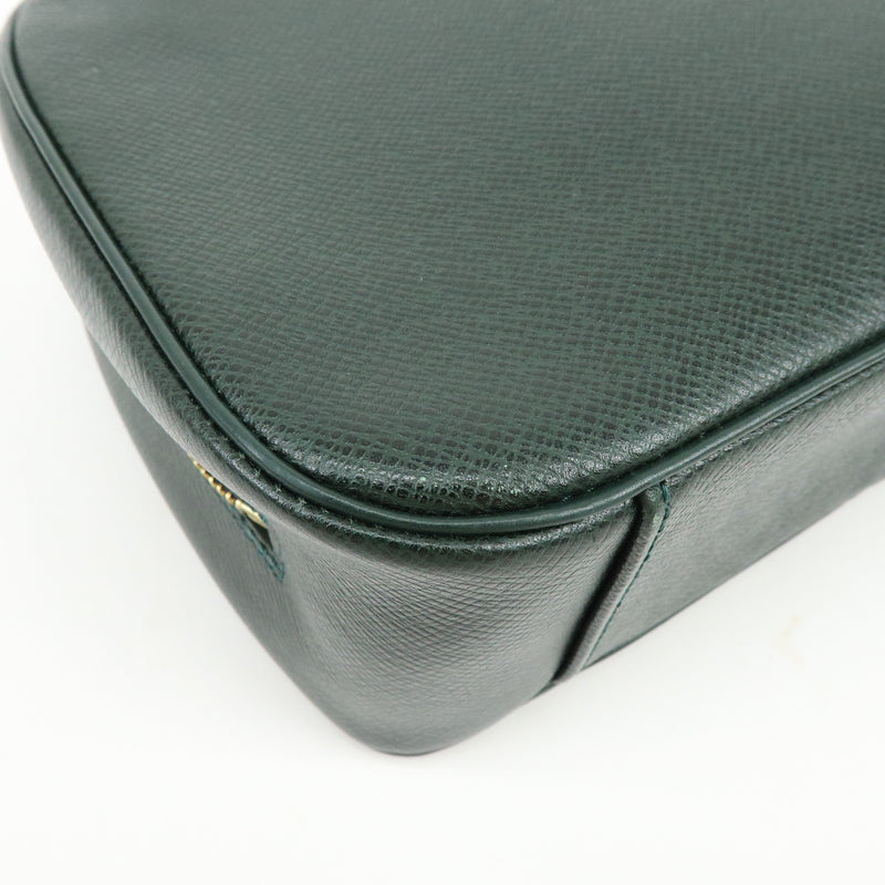 Louis Vuitton Toiletry Pouch Taiga Leather Green
