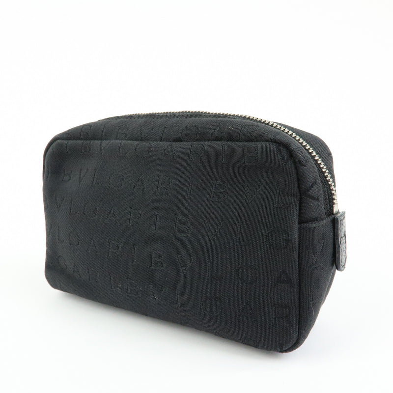 Bvlgari Pouch Canvas Black
