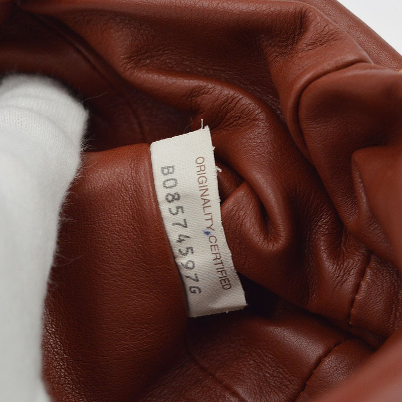 Bottega Veneta The Pouch Leather Brown