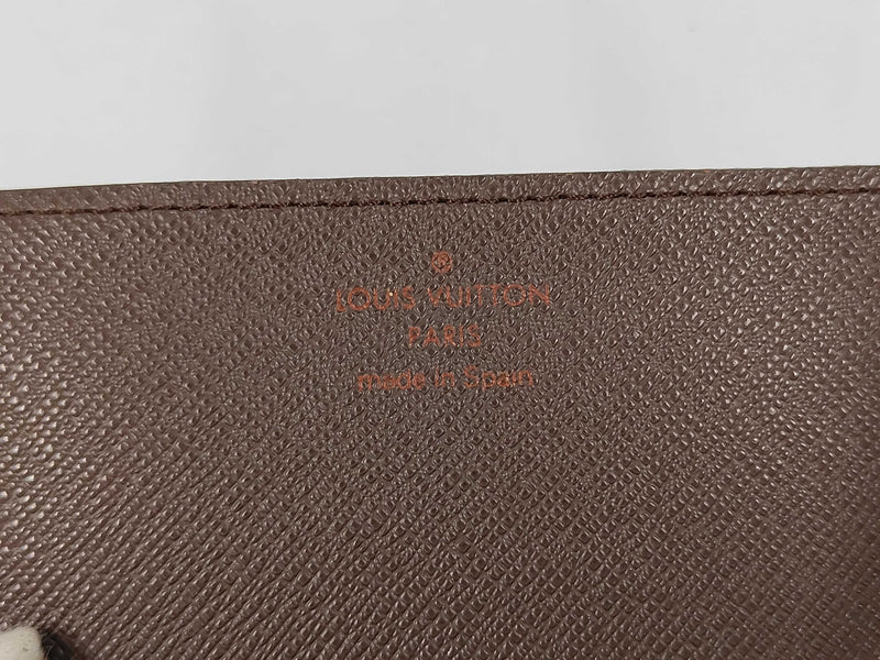 Louis Vuitton Envelope Business Card Holder Damier Brown Canvas Accessory
