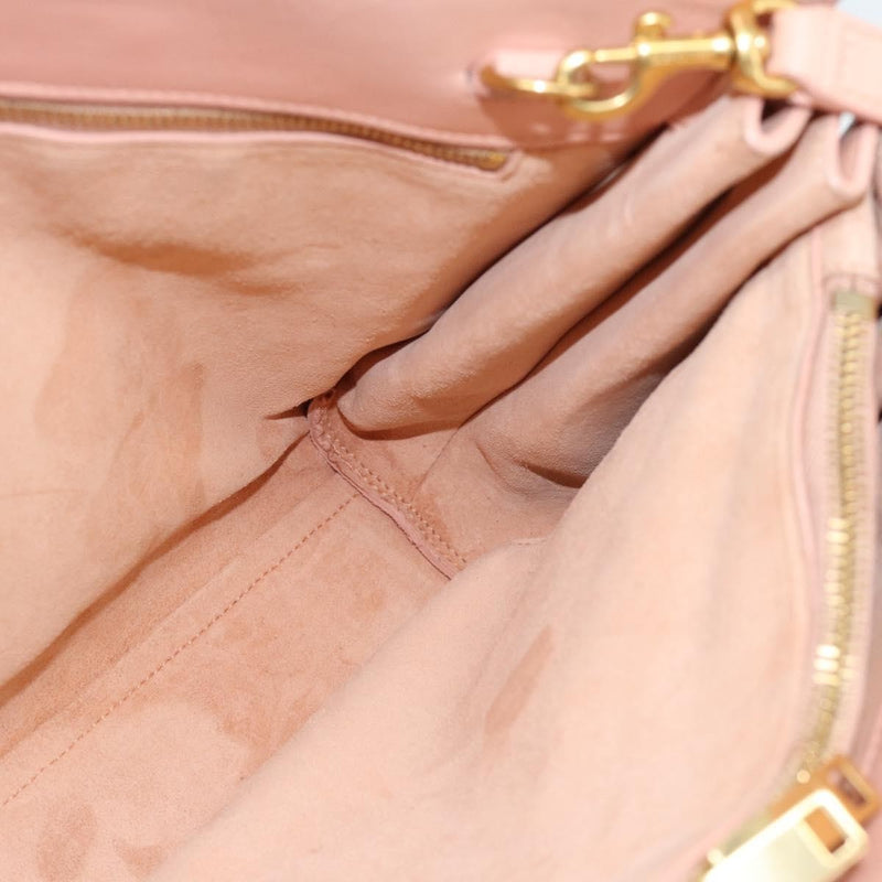 Saint Laurent Sac De Jour Leather Pink Bag