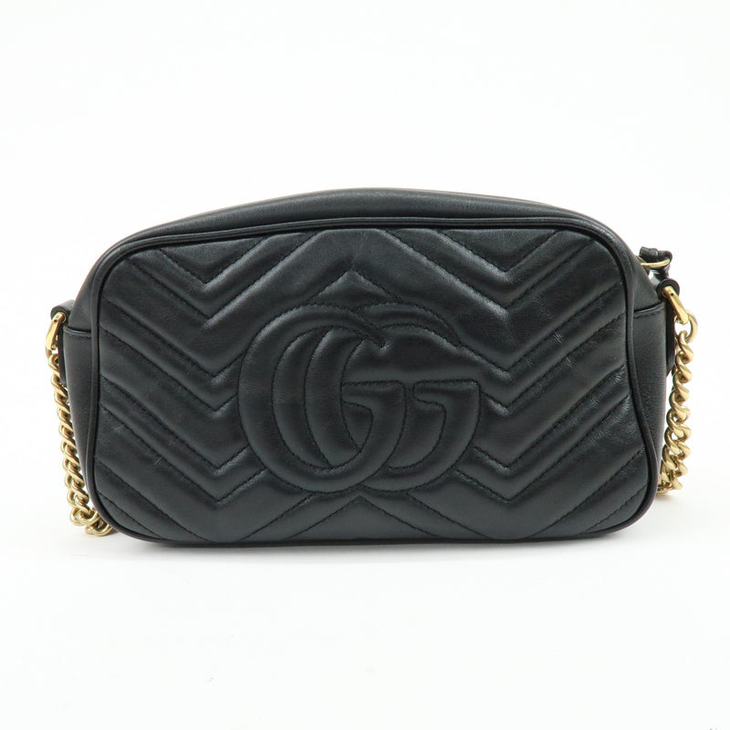 Gucci Gg Marmont Matelasse Leather Black Bag