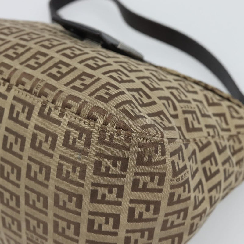 Fendi Mamma Baguette Canvas Beige Bag