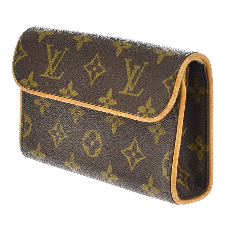 Louis Vuitton Florentine Waist Monogram Canvas Brown Bag
