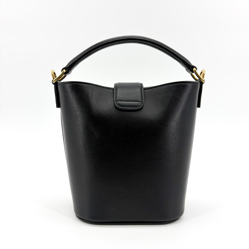 Celine Louise Leather Black Calfskin Bag