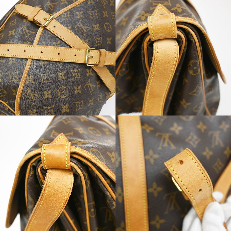 Louis Vuitton Saumur Monogram Canvas Brown Bag