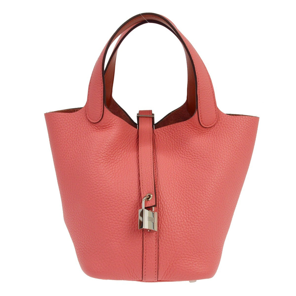 Hermes Picotin Lock Clemence Pink Leather Bag