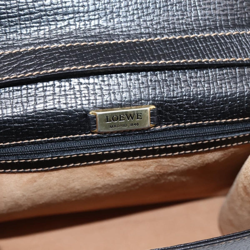 Loewe Barcelona Leather Black Bag