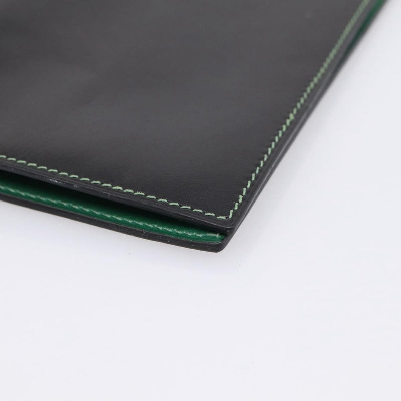 Hermes Simple Agenda Cover Leather Black Bag