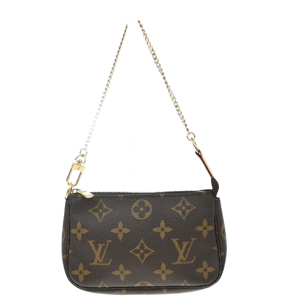 Louis Vuitton Mini Pochette Accessoires Canvas Brown Bag