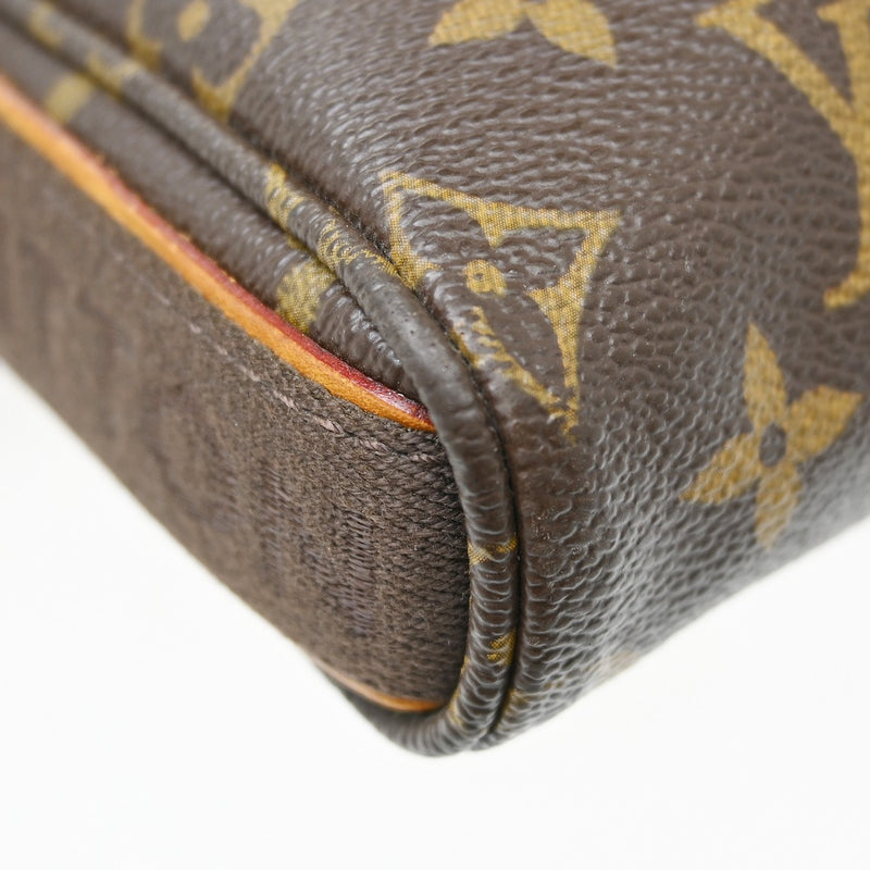 Louis Vuitton Trotteur Beaubourg Monogram Canvas Brown Bag
