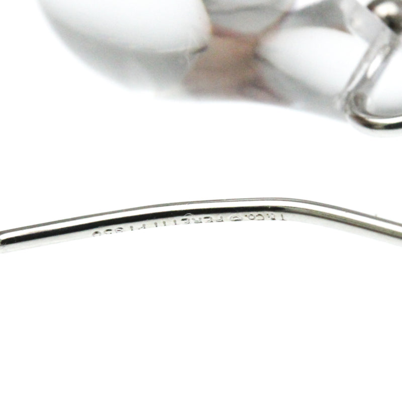 Tiffany & Co. Elsa Peretti Teardrop Platinum With Crystal Silver Bijoux