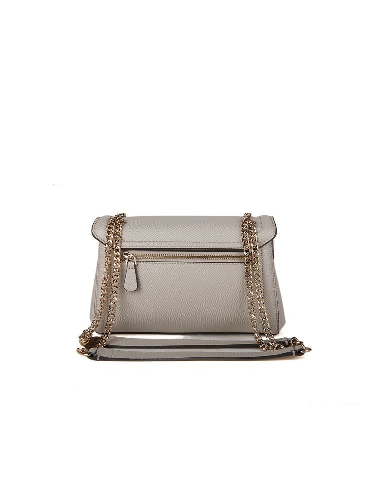 Guess Noelle Ii Crossbody Bag — Taupe Polyurethane