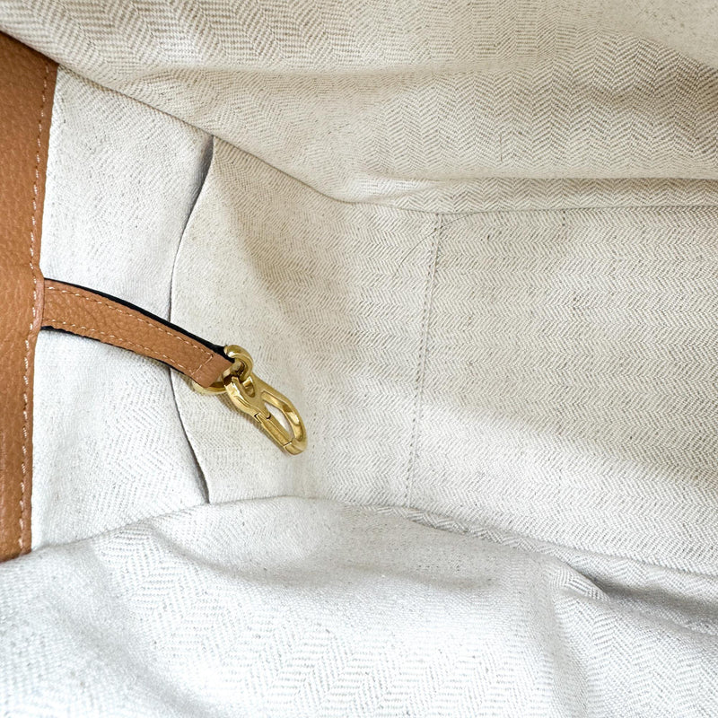 Loewe Hammock Leather Brown Bag