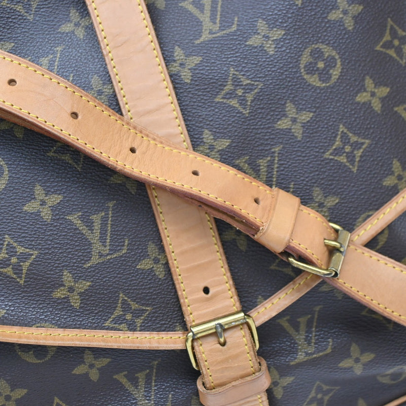 Louis Vuitton Saumur Monogram Canvas Brown Bag