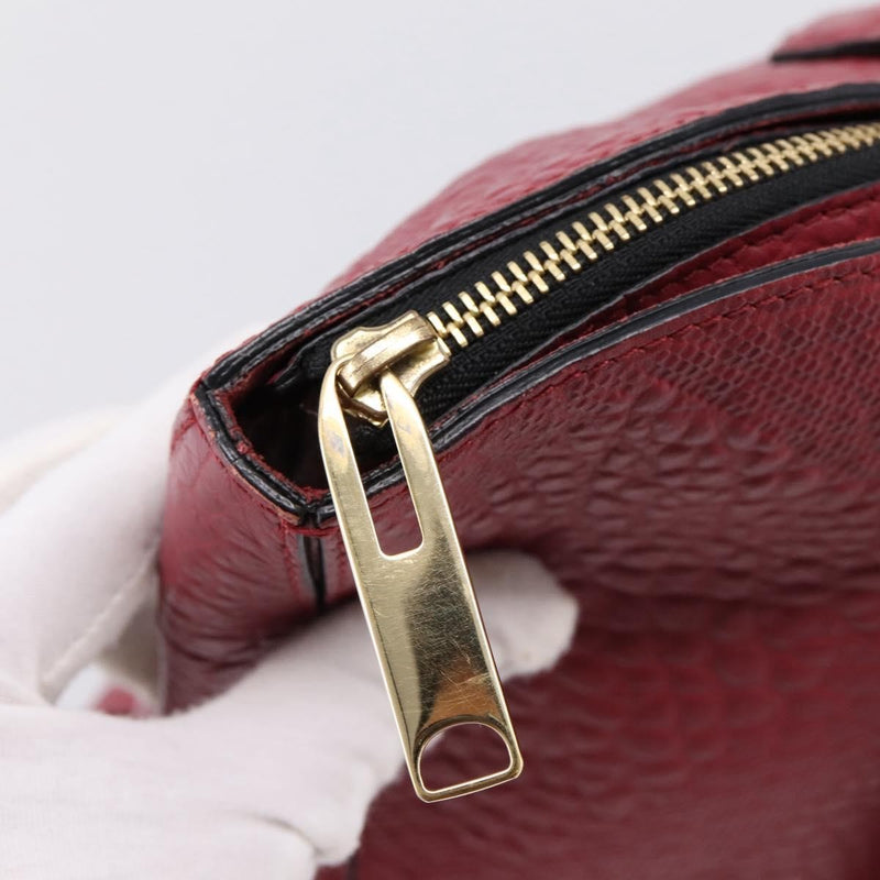 Burberry Clifton Convertible Heritage Grained Leather Red Bag
