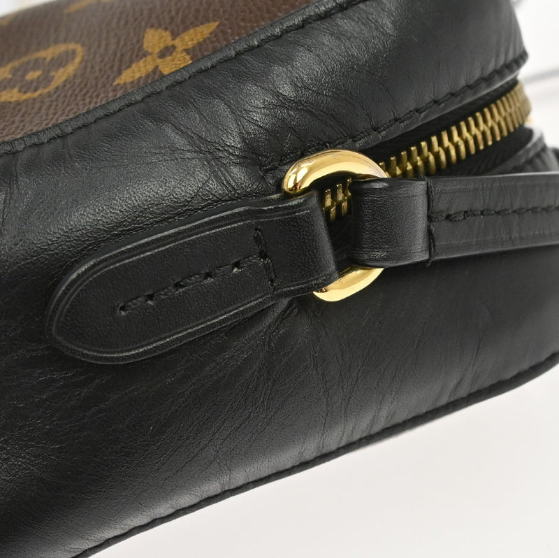 Louis Vuitton Saintonge Monogram Canvas With Leather Brown Bag