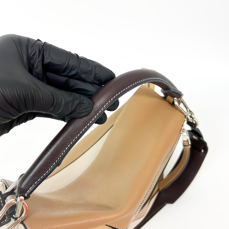 Loewe Puzzle Patchwork Leather Brown Calfskin Bag