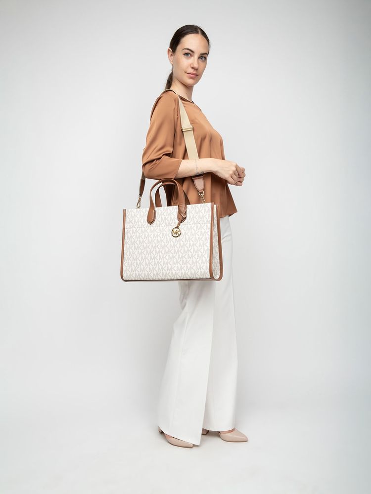 Michael Kors Tote Bag — Beige 89.coated Canvas