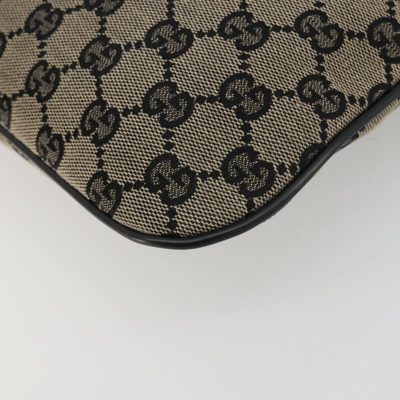 Gucci Web Strap Zip Messenger Gg Canvas Beige