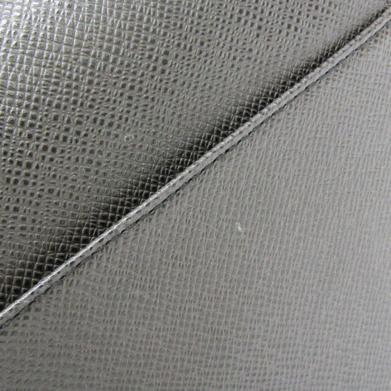 Louis Vuitton Selenga Pochette Taiga Leather Black Bag