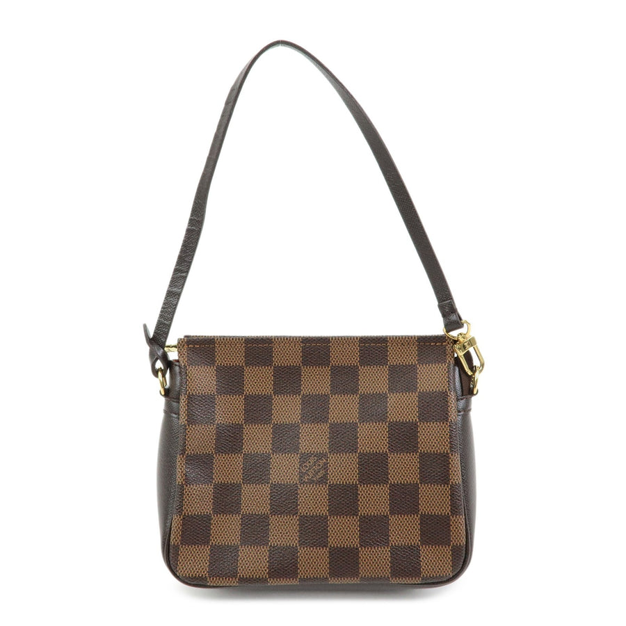 Louis Vuitton Trousse Make Up Damier Brown Canvas Bag