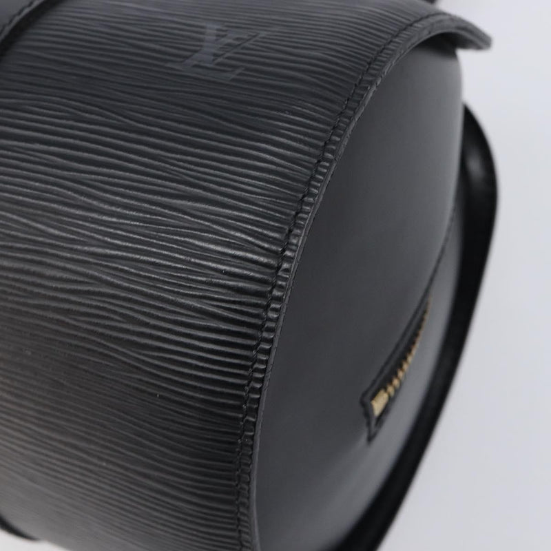 Louis Vuitton Soufflot Epi Leather Black Bag