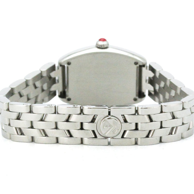 Franck Muller Cintree Curvex Quartz White Gold And Crocodile With Diamond Bezel Watches