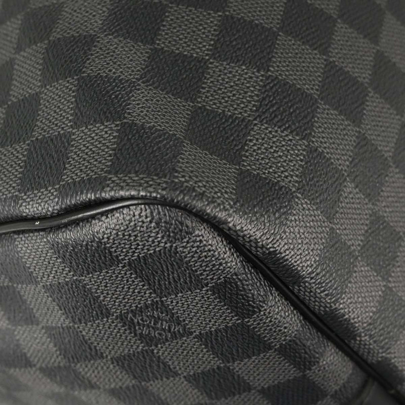 Louis Vuitton Keepall Bandouliere Damier Graphite Gray Canvas Bag