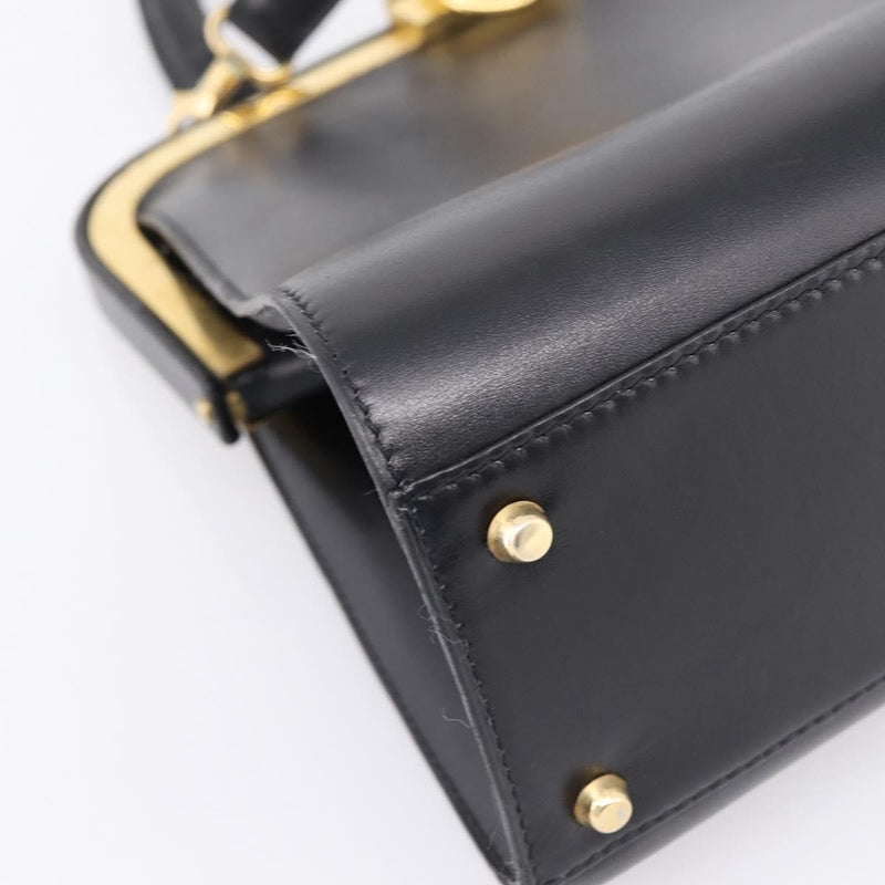 Christian Dior Shoulder Leather Black Bag