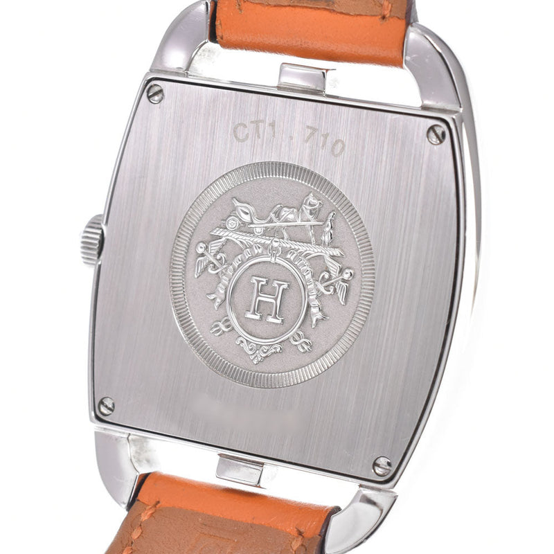 Hermes Cape Cod Quartz Stainless Steel And Leather Watches