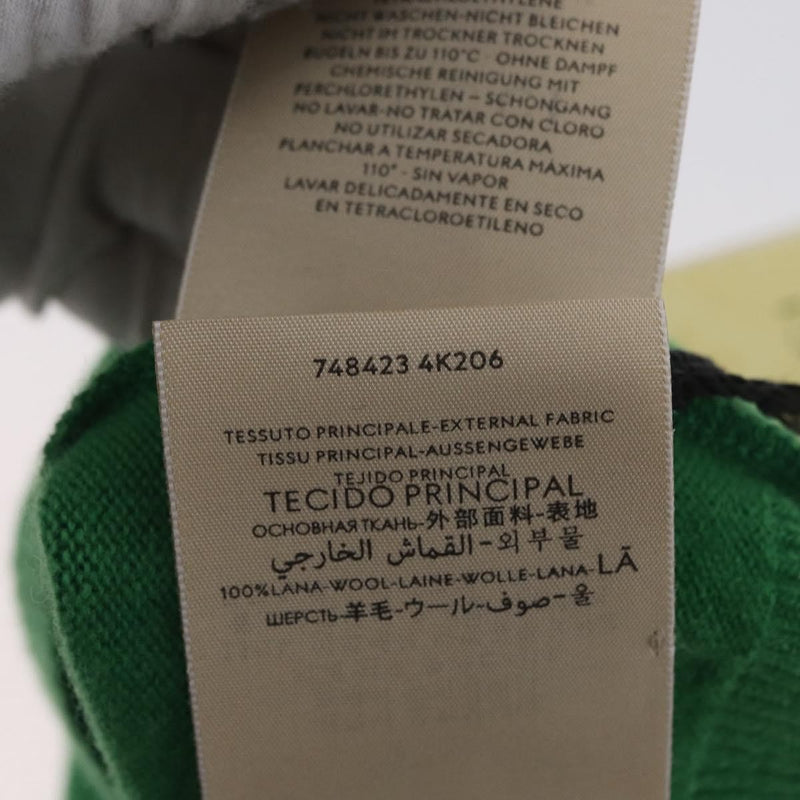 Gucci Beanie Alien Intarsia Green Canvas Accessory
