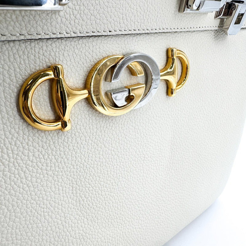 Gucci Zumi Leather Gold Calfskin Bag
