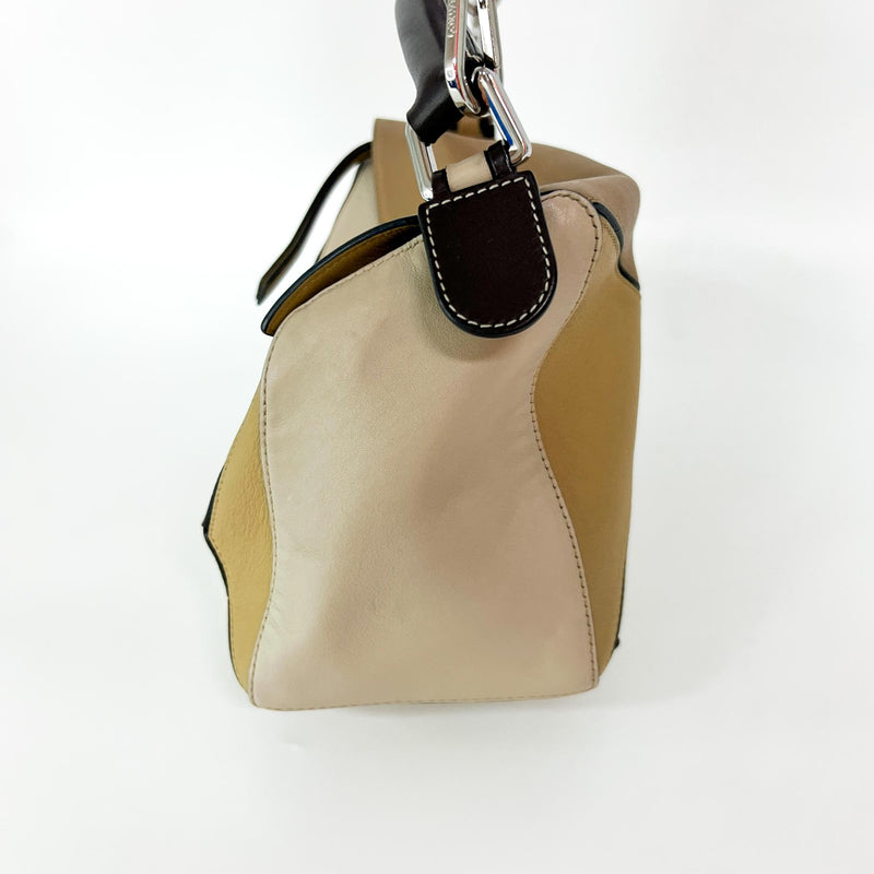 Loewe Puzzle Patchwork Leather Brown Calfskin Bag