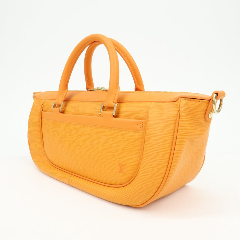 Louis Vuitton Dhanura Epi Leather Orange Bag