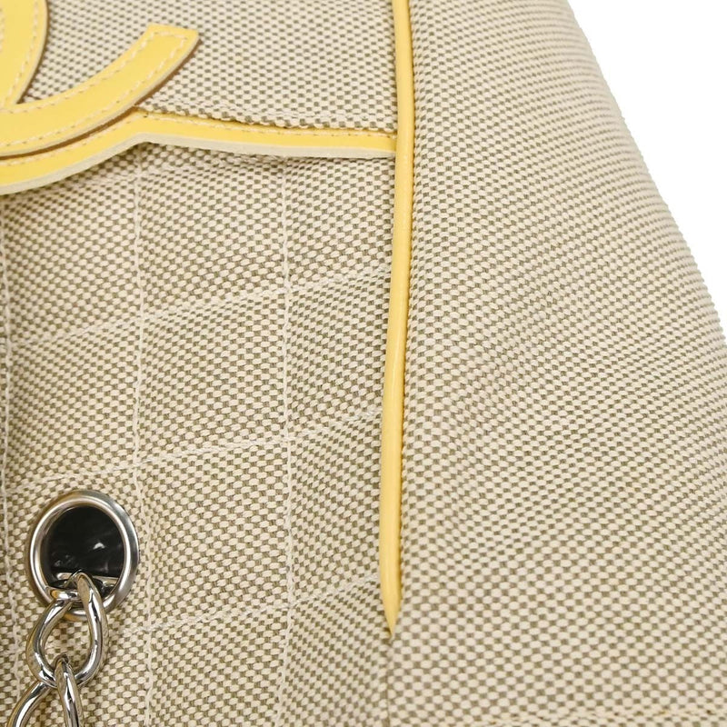Chanel Camellia No.5 Chocolate Bar Canvas Black Bag