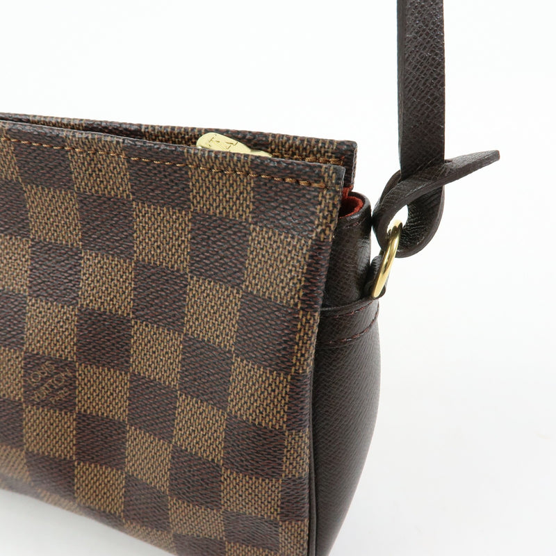Louis Vuitton Trousse Make Up Damier Brown Canvas Bag
