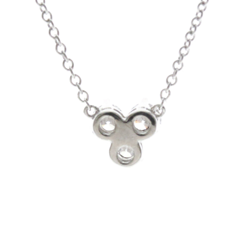Tiffany & Co. Aria Pendant Platinum And Diamonds Silver Bijoux