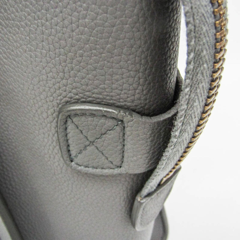 Celine Luggage Smooth Leather Gray Bag