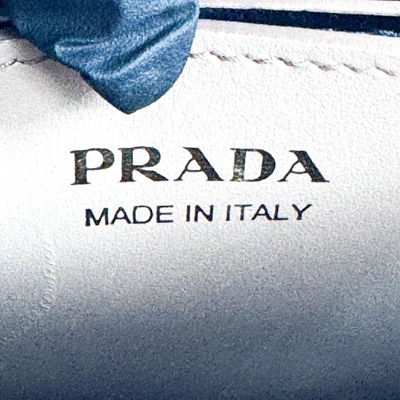 Prada Matinee Top Handle Saffiano Leather Beige Bag
