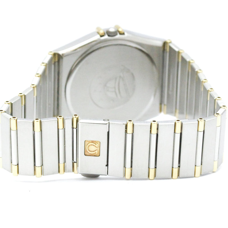 Omega Constellation Day Date Quartz Stainless Steel And Yellow Gold Watches