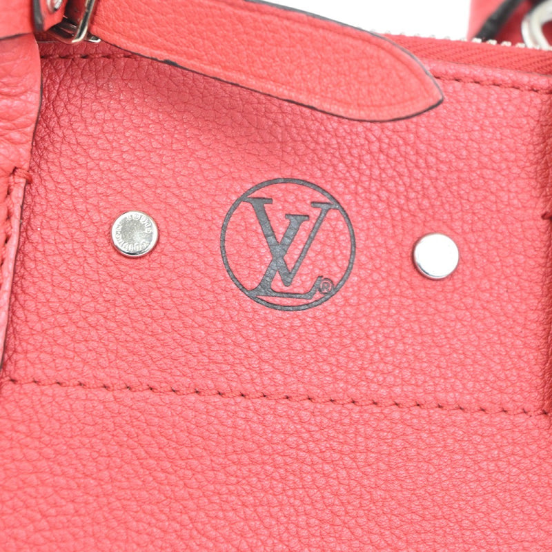 Louis Vuitton City Steamer Leather Red Bag