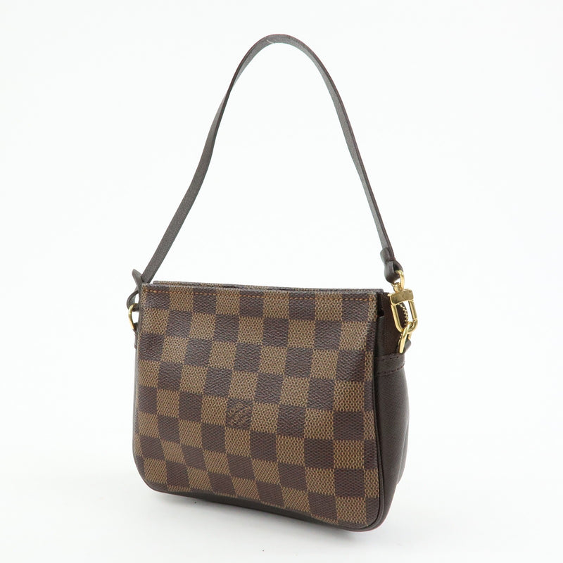 Louis Vuitton Trousse Make Up Damier Brown Canvas Bag