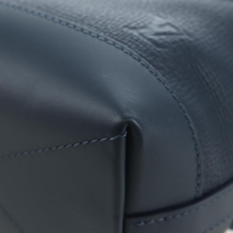 Louis Vuitton Nigo Japanese Cruiser Monogram Denim And Taurillon Leather Blue Canvas Bag