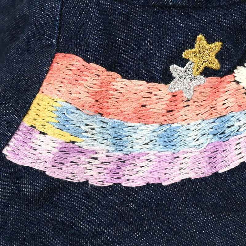 Chanel Denim Mood Bucket Hat Night Flight Embroidery Navy Denim_jeans