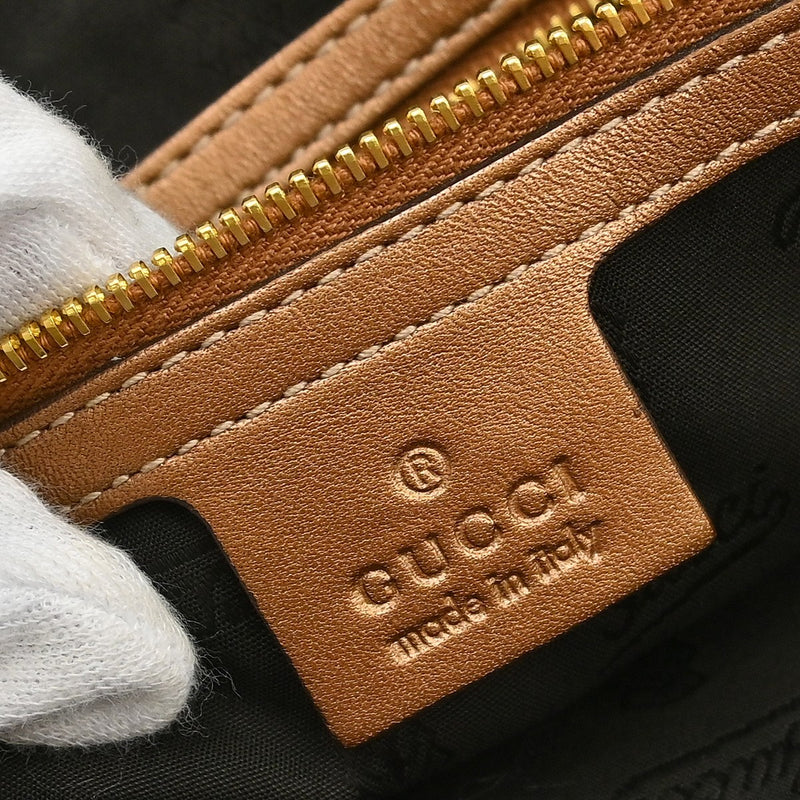 Gucci Twins Gg Canvas With Leather Beige Bag