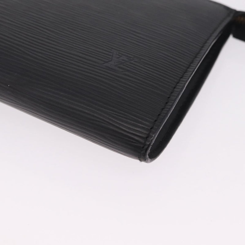 Louis Vuitton Pochette Accessoires Epi Leather Black Bag